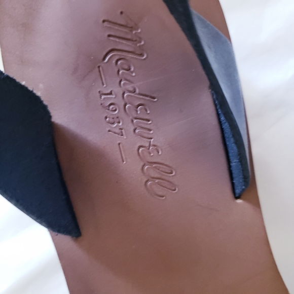 Madewell NWT  Boardwalk Ankle Strap Leather Sandals - 6.5 - Picture 6 of 9